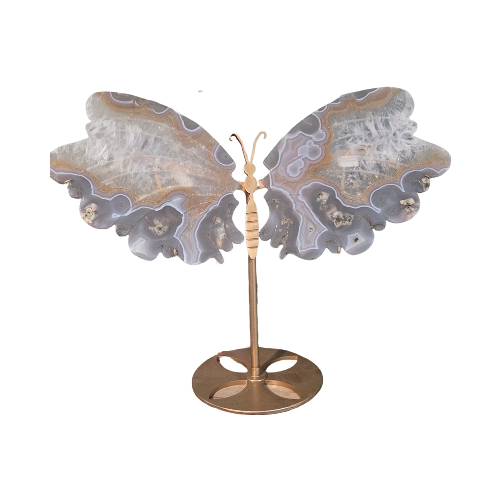 Agate Butterfly Sculpture